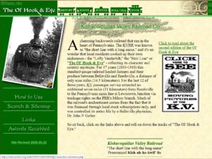 Screenshot of the former kvrr.net homepage